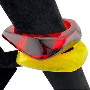 Urban Outfitters Chunky Bangle Bracelet Set